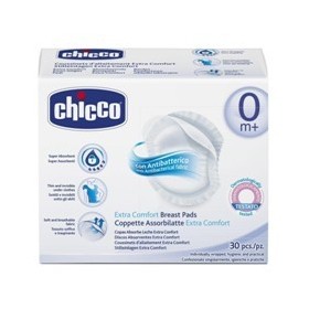 Chicco Natural Feeling Coppette Assorbilatte Antibatteriche 30 Pezzi