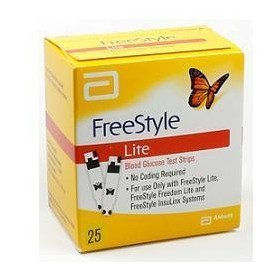 Freestyle Lite Strisce Reattive Glicemia 25 Pezzi