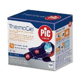 Pic Thermogel Cuscinetto in Gel Caldo/Freddo Con Cover di Protezione 10x26 cm