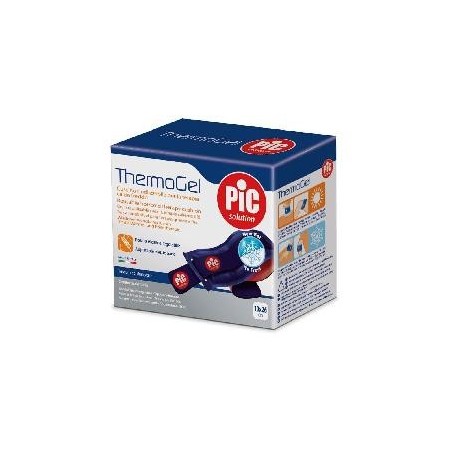 Pic Thermogel Cuscinetto in Gel Caldo/Freddo Con Cover di Protezione 10x26 cm
