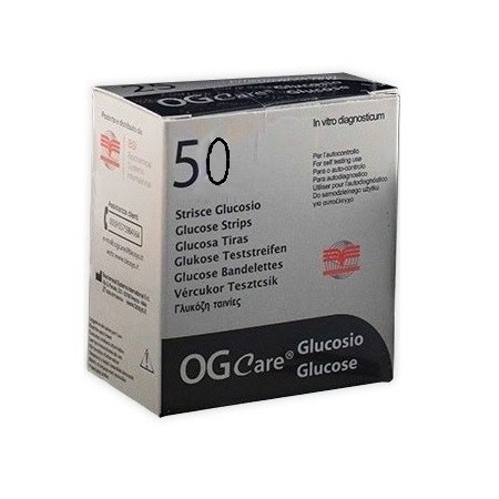 OGcare Glicemia Strisce Misurazione Glicemia 50 Pezzi