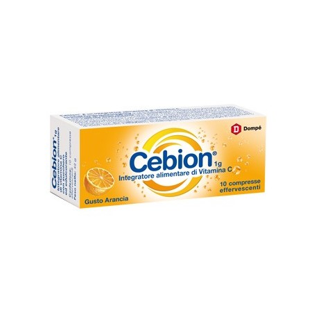 Cebion Effervescente Arancia Integratore Vitamina C 10 Compresse