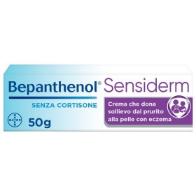 Bepanthenol Sensiderm Crema con Pantenolo Senza Cortisone Allevia Prurito e Arrossamento della Pelle