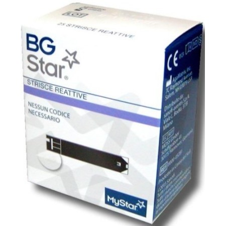 BGStar My Star Extra Strisce Reattive Glicemia 50 Pezzi