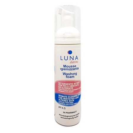 Lunaderm Mousse Igienizzante Detergente Intimo 150 ml