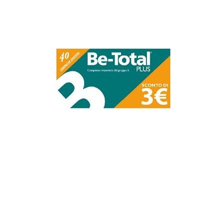 Be-Total Integratore Vitamina B 40 Compresse