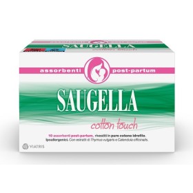 Saugella Cotton Touch Assorbente Post Parto 10 Pezzi