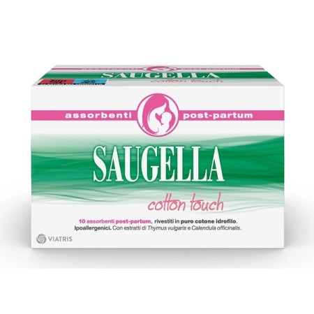 Saugella Cotton Touch Assorbente Post Parto 10 Pezzi