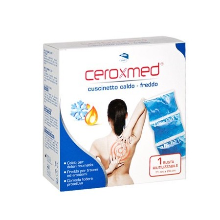 Ceroxmed Cuscinetto Caldo Freddo 11x24 cm Riutilizzabile