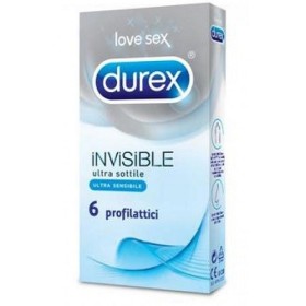 Durex Invisible Preservativi Ultra Sottili 6 Pezzi