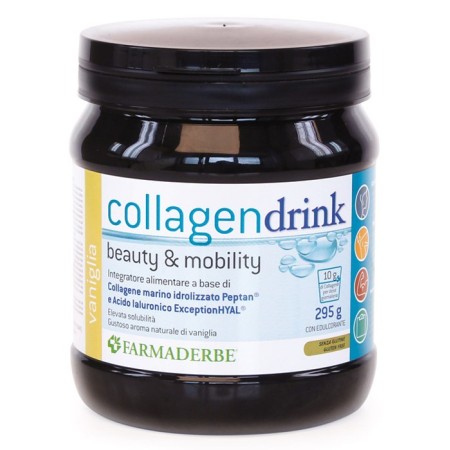 Farmaderbe Collagen Drink Vaniglia Integratore Pelle E Articolazioni 295 g