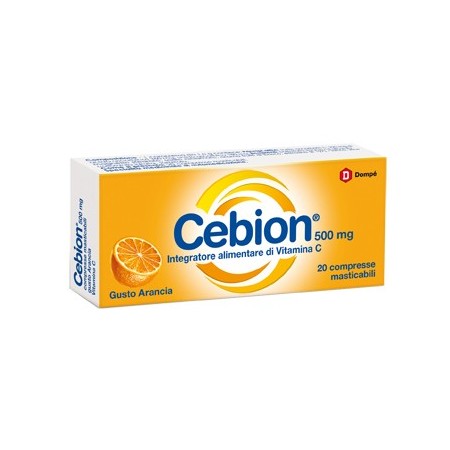 Cebion Arancia Integratore di Vitamina C 20 Compresse Masticabili