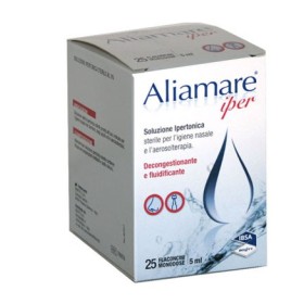 Aliamare Iper Soluzione Ipertonica Igiene Nasale 25 Flaconcini Monodose