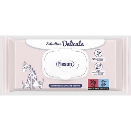 Fissan Salviettine Delicate Detergenti 15 Pezzi