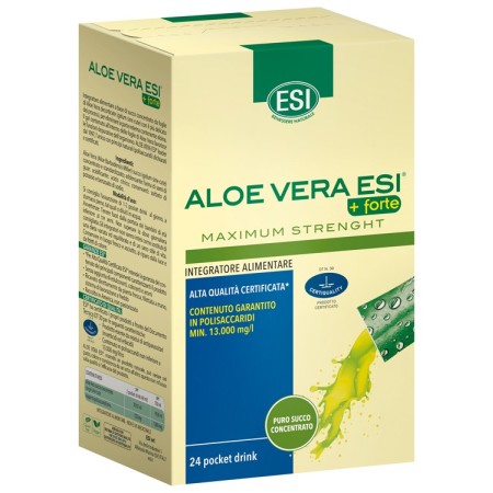 Esi Aloe Vera Succo   Forte Integratore Depurativo 24 Pocket Drink