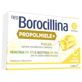 Neoborocillina Propolmiele   Miele/Limone 16 Pastiglie