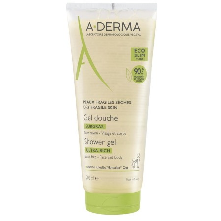 A-Derma Les Indispensables Gel Doccia Surgras Tubo 200 ml