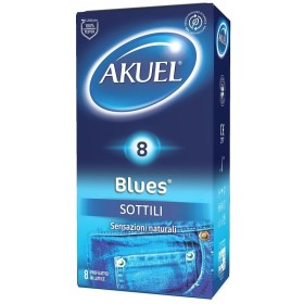 Akuel Preservativi Blues Sottili 8 Pezzi
