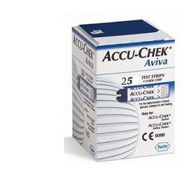 Accu-Chek Aviva Strisce Reattive Glicemia 25 Pezzi