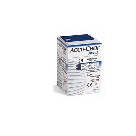 Accu-Chek Aviva Strisce Reattive Glicemia 25 Pezzi