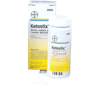 Ketostix Strisce Misurazione Chetonuria Urine 50 pezzi