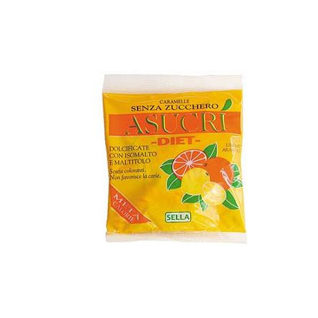 Asucri Caramella Arancia E Limone Senza Zucchero 40 g