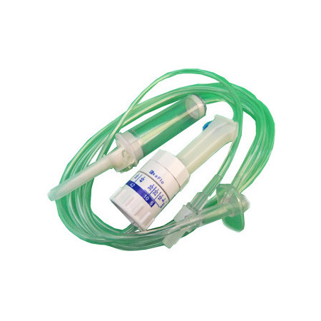 Farmacare Deflussore Fleboclisi Con Regolatore Di Flusso Da 5ml/h A 250ml/h