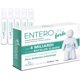 Enterolife 4 Miliardi Integratore Per La Flora Intestinale 10 Fialoidi 5 ml