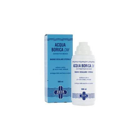 Zeta Farmaceutici Acqua Borica Lenitiva Per Bagno Oculare 500 ml