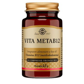Solgar Vita Meta B12 Integratore Vitaminico 30 Compresse Orosolubili