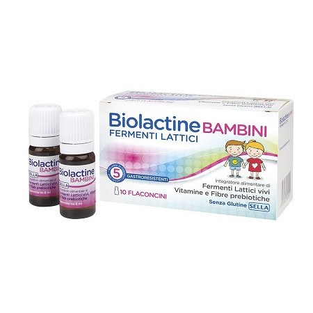 Biolactine Bambini Integratore Di Fermenti Lattici 8 Flaconcini