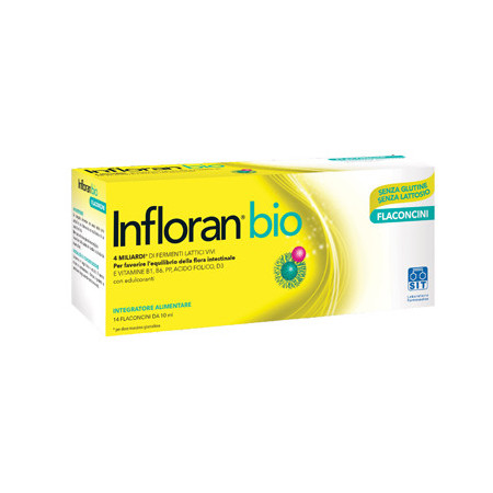 Infloran Bio Adulti Integratore Di Fermenti Lattici Vivi 14 Flaconcini