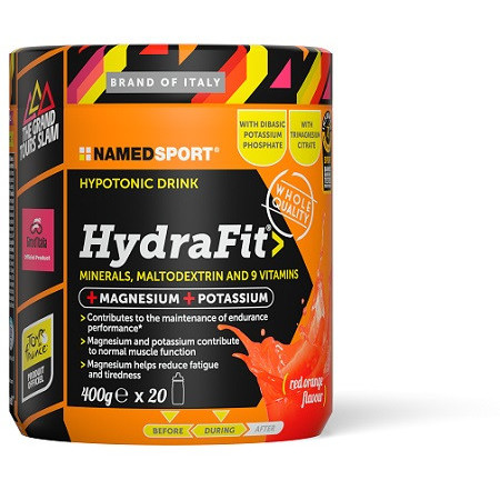 Named Sport Hydrafit Polvere Integratore Energetico Arancia Rossa 400 g