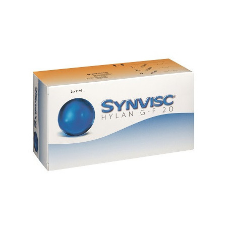 Synvisc Siringa Intrarticolare Preriempita Acido Ialuronico 2 ml 3 pezzi