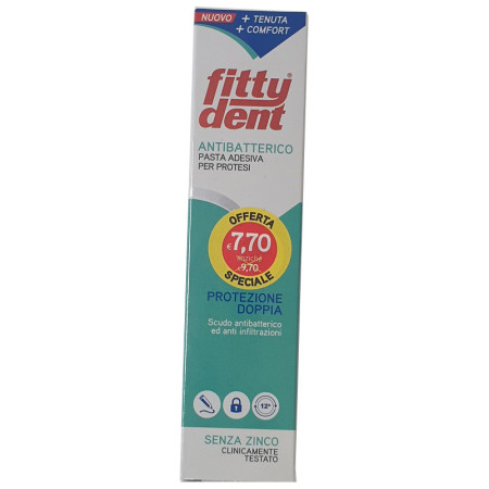 Fittydent Antibatterico Nuova Formula Adulti Pasta Adesiva Per Protesi 40 ml