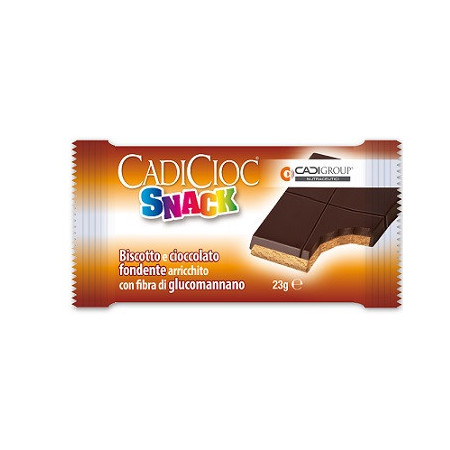 Cadicioc Snack Fondente Biscotto e Cioccolato 1 Barretta