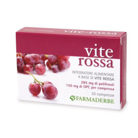 Farmaderbe Vite Rossa Integratore 30 Compresse