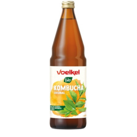 Baule Volante Voelkel Kombucha Thè Addolcito Fermentato 750 ml
