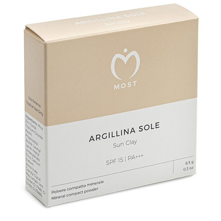 Most Argillina Sole Polvere Compatta Cosmetica Colore Neutro 8,5 g