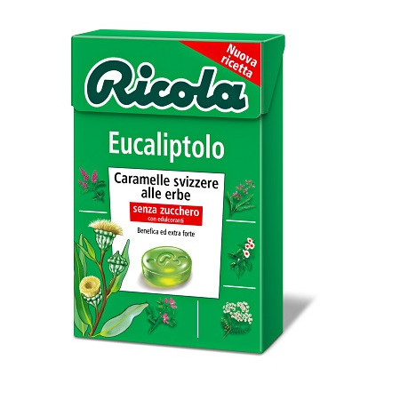 Ricola Eucaliptolo Caramelle Svizzere Alle Erbe Senza Zucchero 50 g