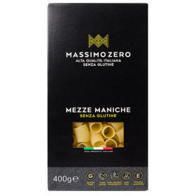 Massimo Zero Mezze Maniche Pasta Senza Glutine 400 g