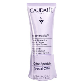 Caudalie Vinotherapist Duo Crema Riparatrice Mani e Unghie 2X75 ml