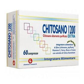 Chitosano 1200 Extra Integratore Controllo del Peso 60 compresse