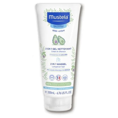 Mustela Gel Detergente 2 in 1 Corpo e Capelli 200 ml