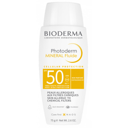 Bioderma Photoderm Mineral Fluide SPF 50  Crema Solare Minerale 75 ml