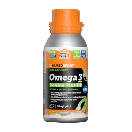Named Sport Omega 3 Double Plus   Integratore di Acidi Grassi 110 Soft Gel