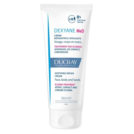 Ducray Dexyane MeD Crema Riparativa Lenitiva Trattamento Per Eczemi Viso e Corpo 100 ml