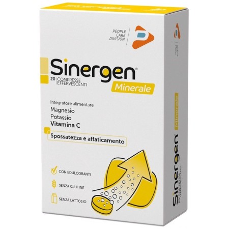 Sinergen Minerale Ara Integratore Magnesio Potassio 20 Compresse Effervescenti