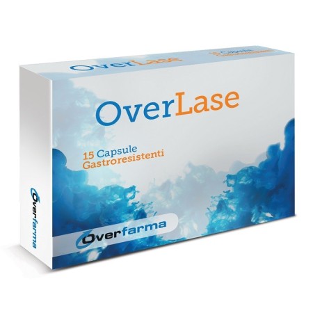 Overlase Integratore 15 Capsule Gastroresistenti