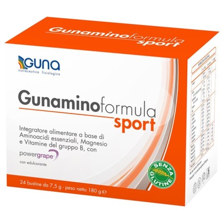Guna Gunamino Formula Sport Integratore Amminoacidi 42 Bustine